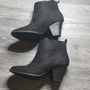 Windsor Black Suede ankle boots